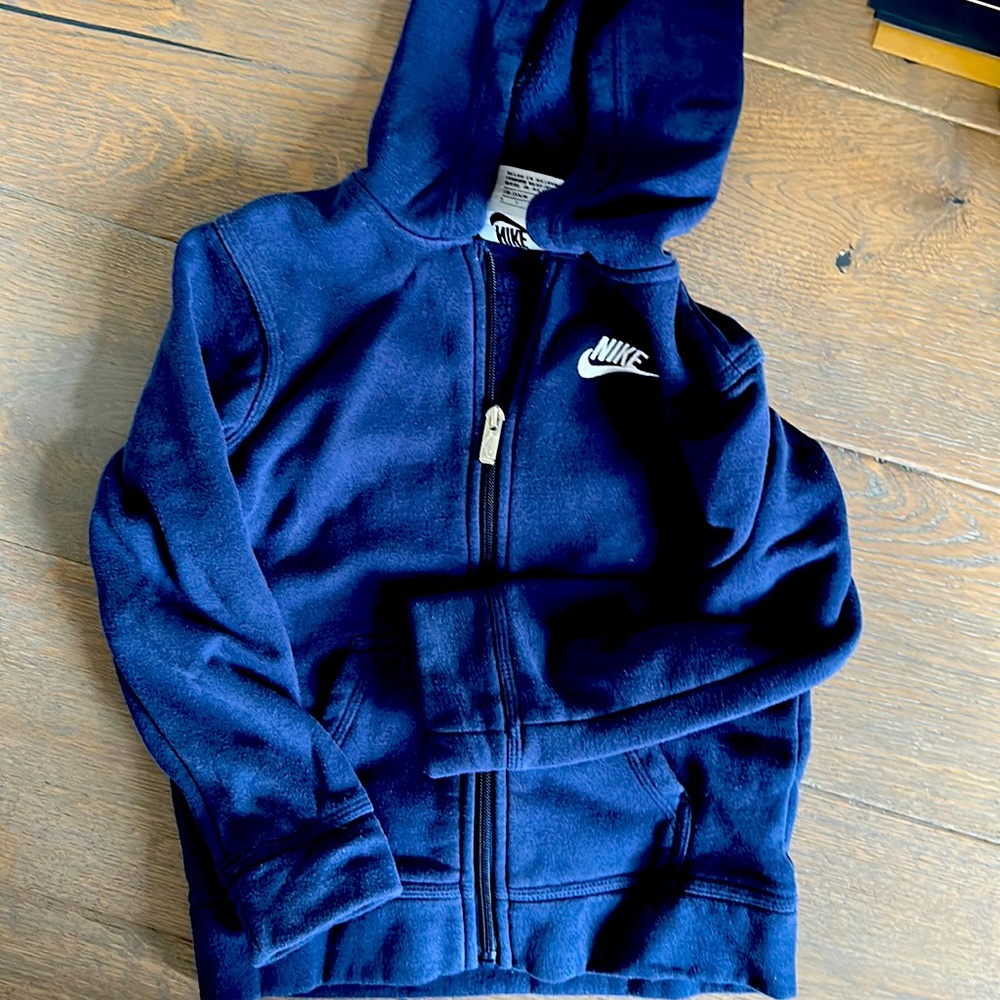 Blue boys size 6-7 hoodie